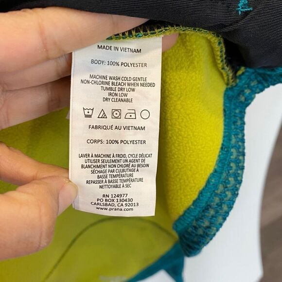 PrAna Textured Full Zip Jacket With Hood - Picture 10 of 10